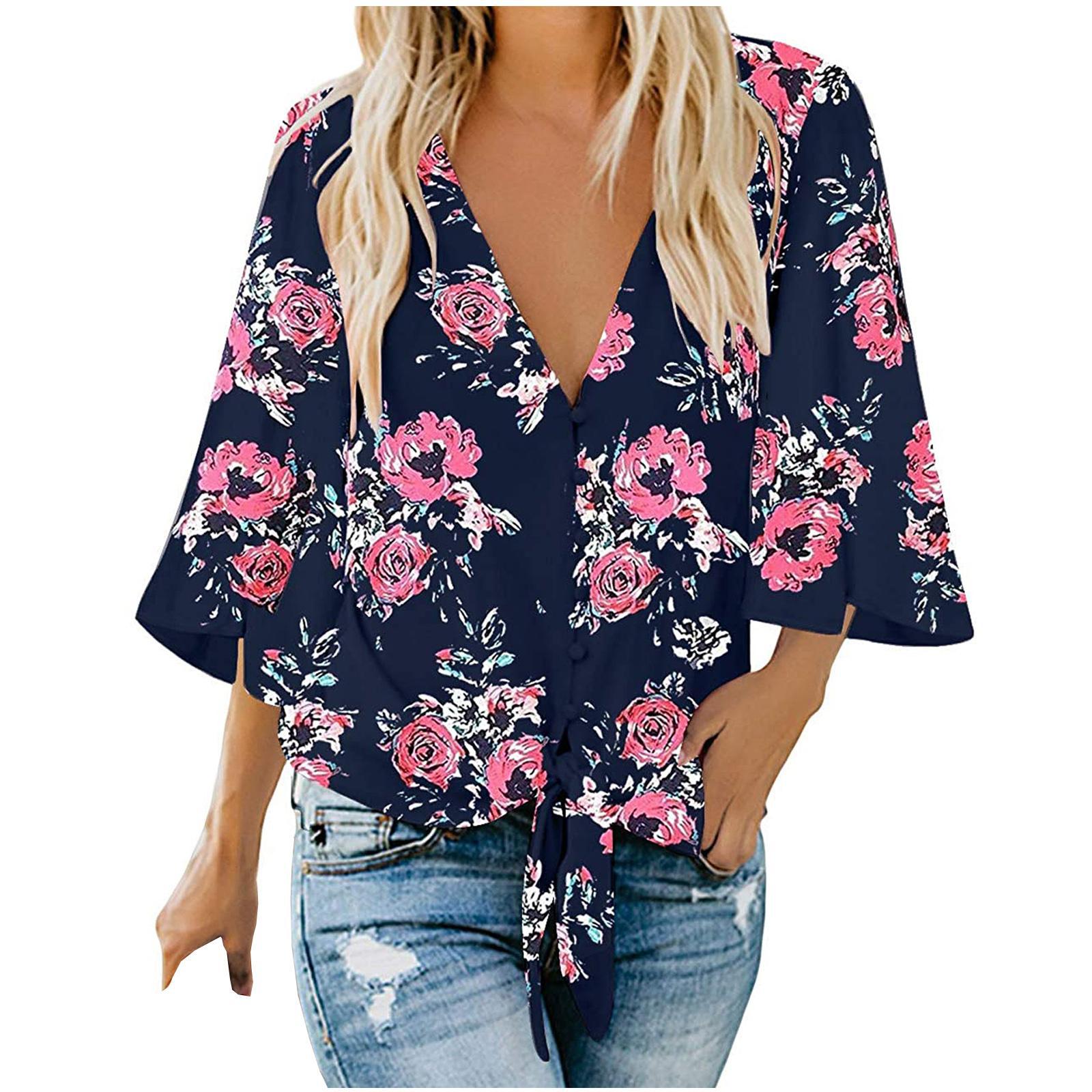 Printed Cardigan Blouse - Taylor K Shop