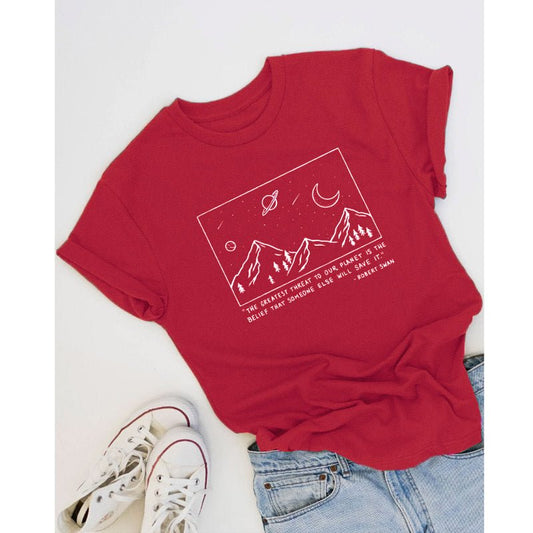 Printed casual fashion blouse - Taylor K Shop