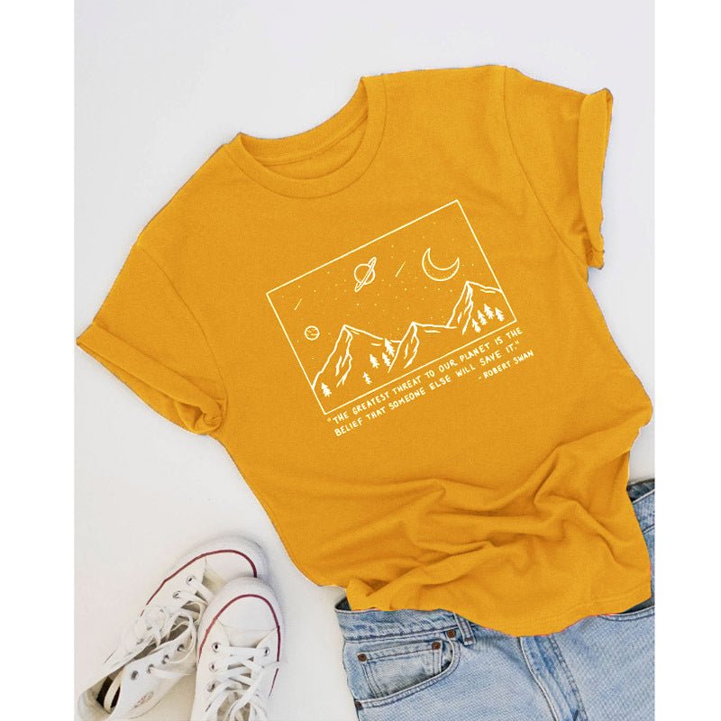 Printed casual fashion blouse - Taylor K Shop