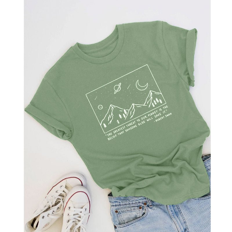 Printed casual fashion blouse - Taylor K Shop