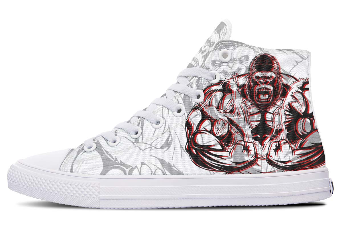 Printed Couple High - top Canvas Shoes - Taylor K Shop