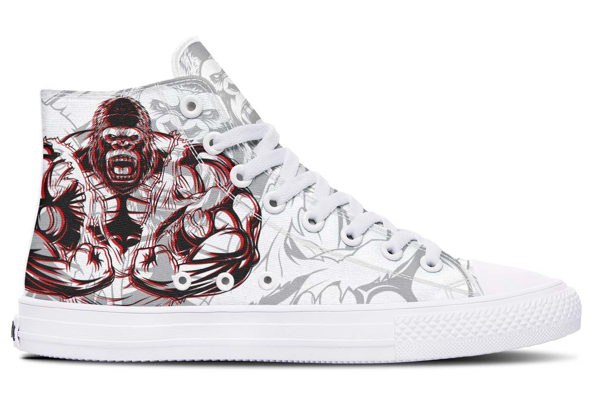 Printed Couple High - top Canvas Shoes - Taylor K Shop
