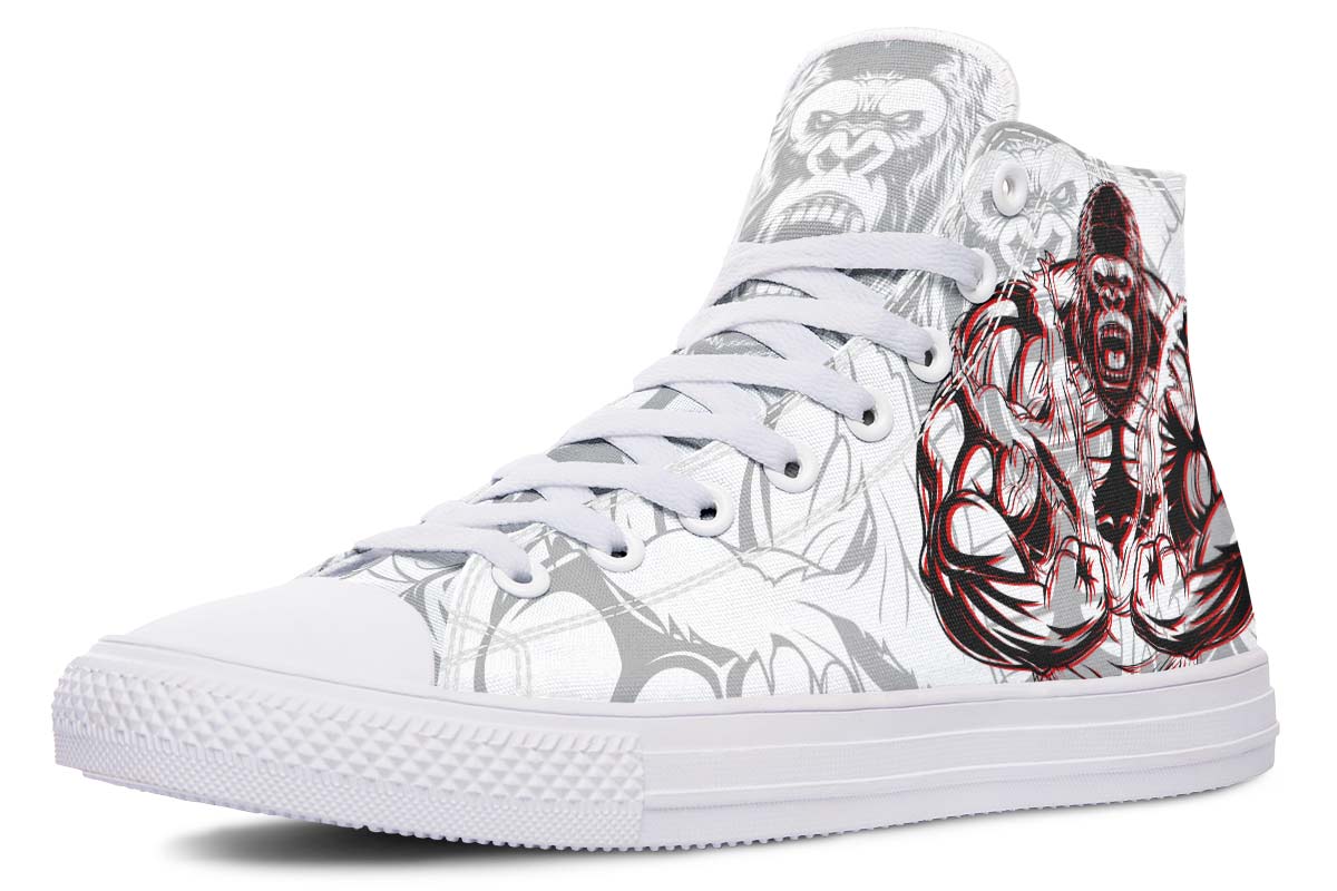 Printed Couple High - top Canvas Shoes - Taylor K Shop