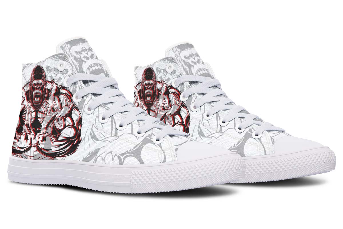 Printed Couple High - top Canvas Shoes - Taylor K Shop