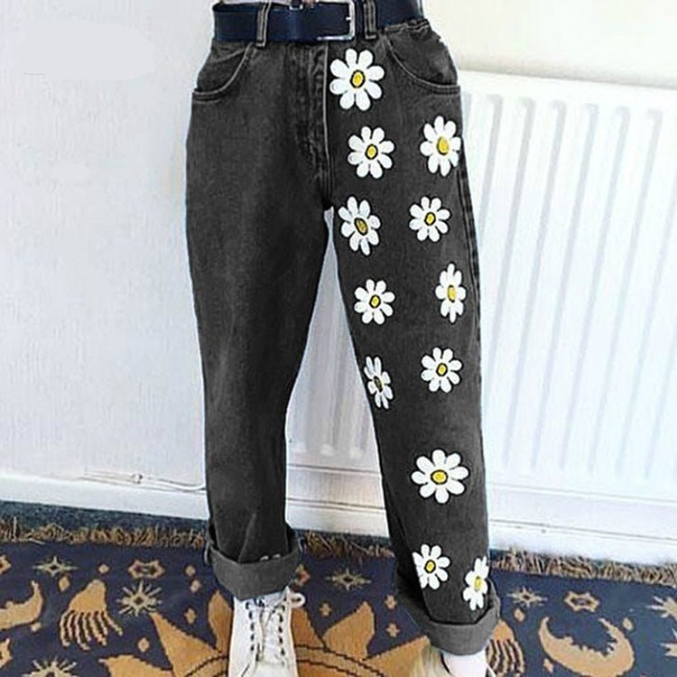Printed slim jeans - Taylor K Shop