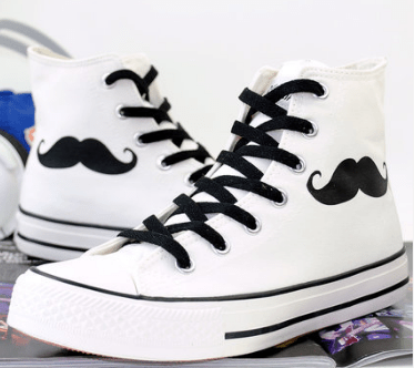 Punk style, calico head shoes personality trend high help canvas shoes men and women pair shoes leisure shoes. - Taylor K Shop