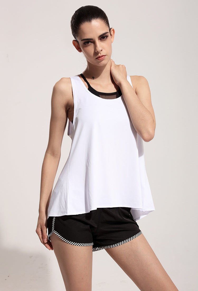 Quick drying split back blouse - Taylor K Shop