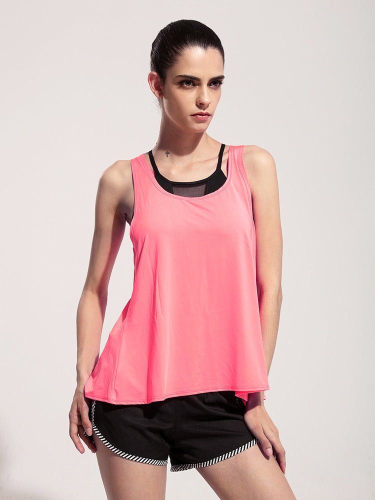 Quick drying split back blouse - Taylor K Shop