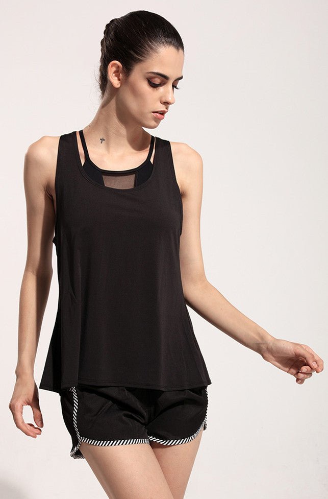 Quick drying split back blouse - Taylor K Shop