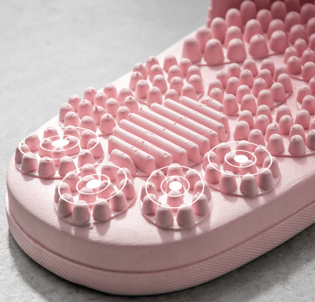 Reflexology Foot Massage Slippers Bath Slippers Tension Relief Acupuncture Feet Massager Household Slipper Foot Health Care - Taylor K Shop