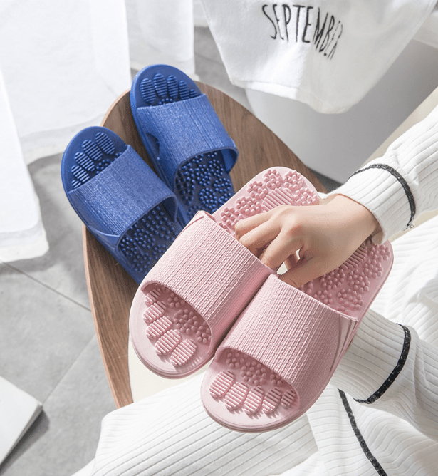 Reflexology Foot Massage Slippers Bath Slippers Tension Relief Acupuncture Feet Massager Household Slipper Foot Health Care - Taylor K Shop