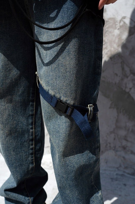 Retro overalls jeans - Taylor K Shop