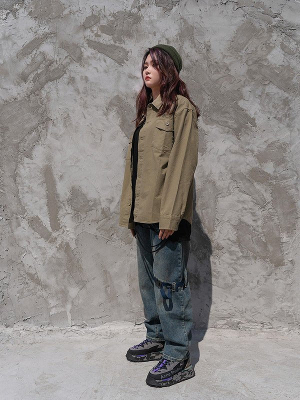 Retro overalls jeans - Taylor K Shop