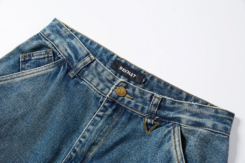 Retro overalls jeans - Taylor K Shop