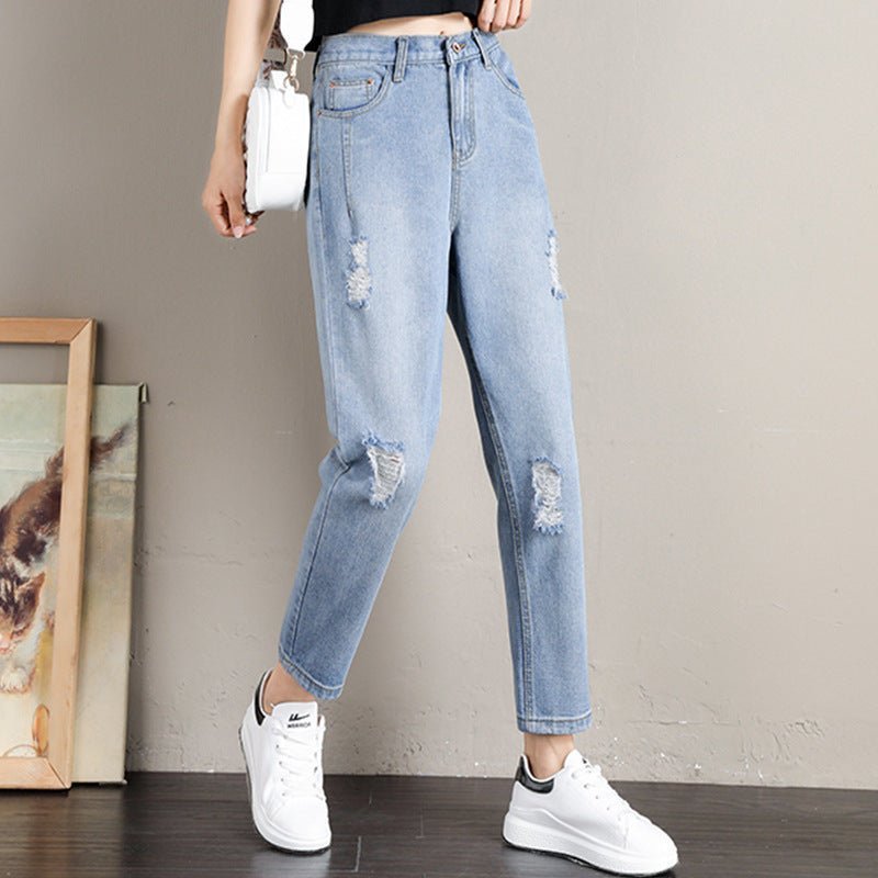 Ripped harem jeans - Taylor K Shop