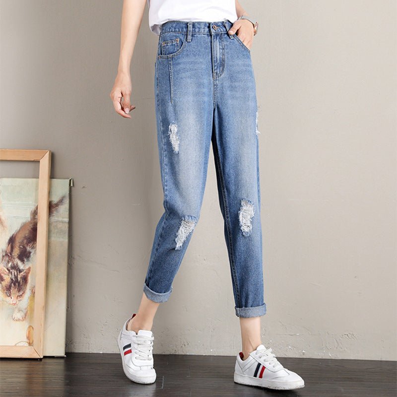 Ripped harem jeans - Taylor K Shop