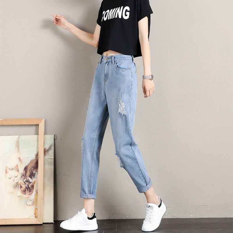Ripped harem jeans - Taylor K Shop