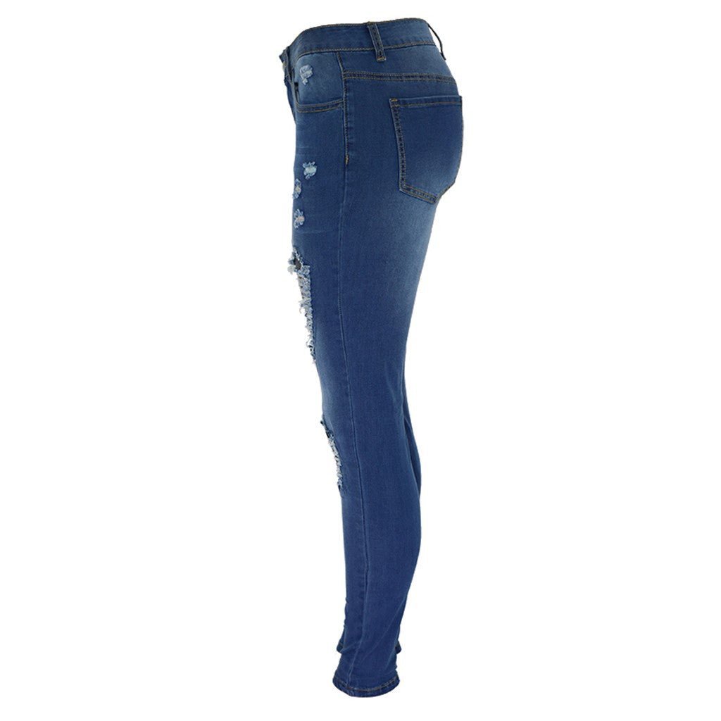 Ripped hip jeans - Taylor K Shop
