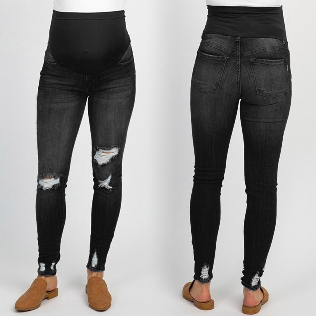 Ripped maternal jeans - Taylor K Shop
