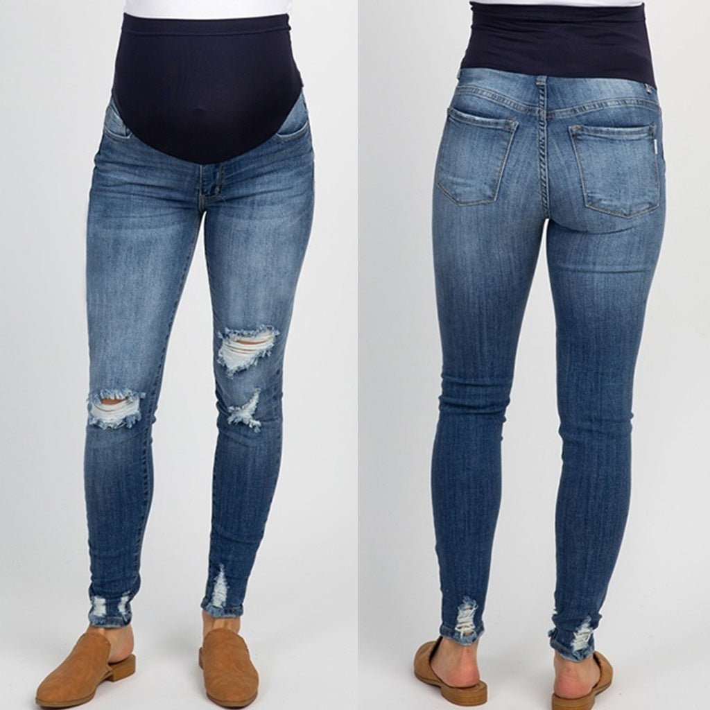 Ripped maternal jeans - Taylor K Shop