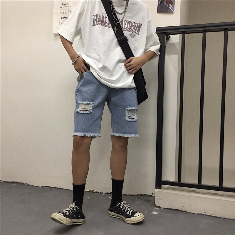 Ripped raw jeans - Taylor K Shop