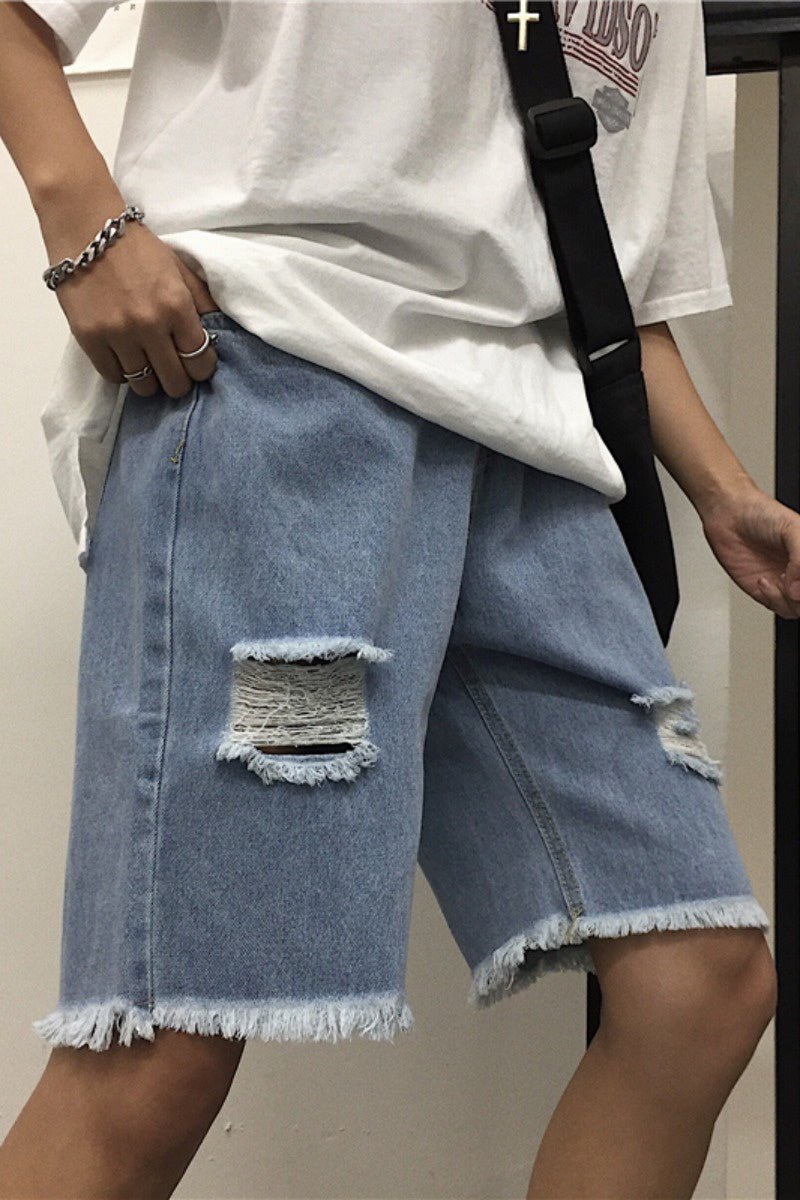 Ripped raw jeans - Taylor K Shop