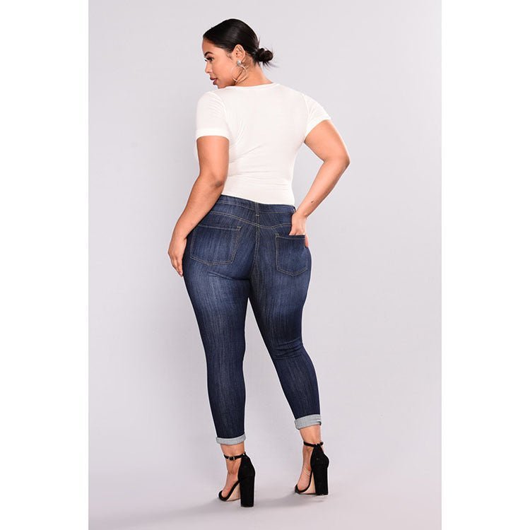 Ripped stretch jeans - Taylor K Shop