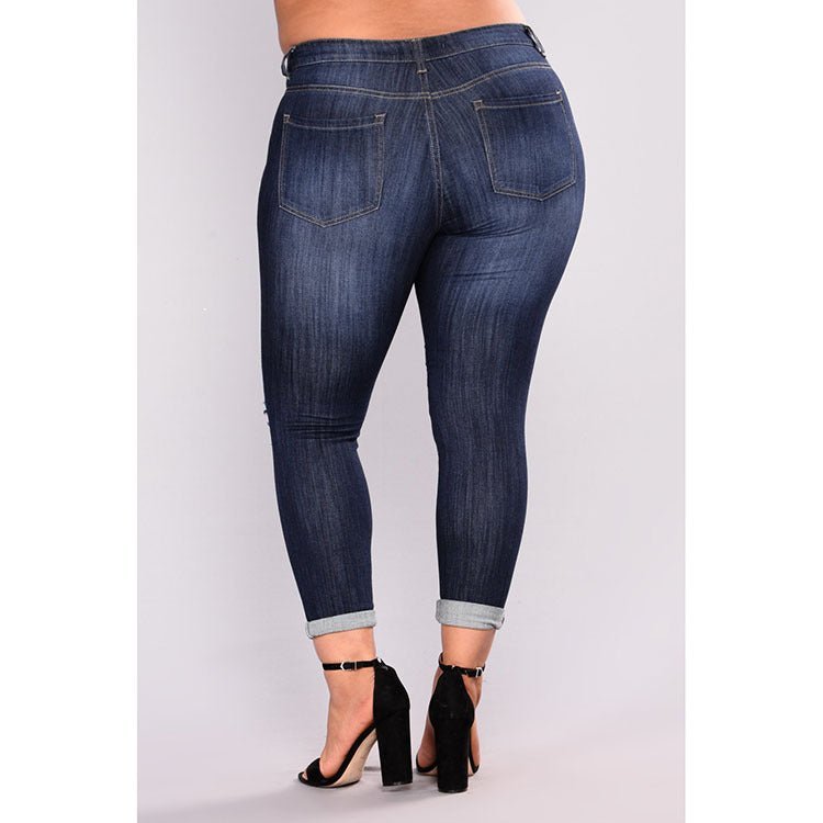 Ripped stretch jeans - Taylor K Shop