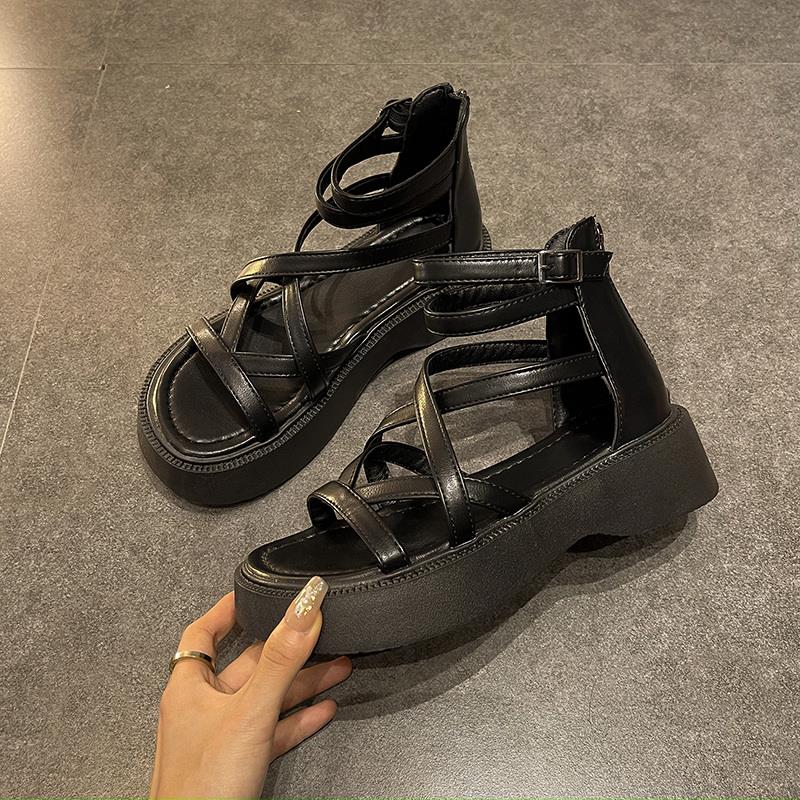 Rome Sandals Flats Platform Women Shoes. New Trend Casual Thick Cozy Walking Ladies Shoes Fashion Women Sandals Mujer - Taylor K Shop
