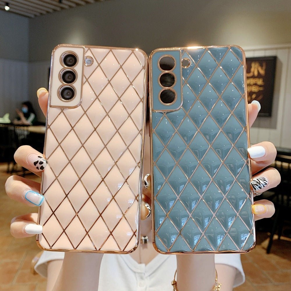 S22 Electroplated Diamond Phone Case - Taylor K Shop