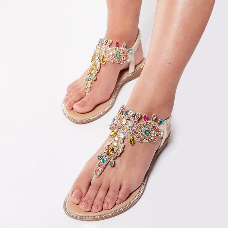 Sandals with colorful diamonds and sandals - Taylor K Shop