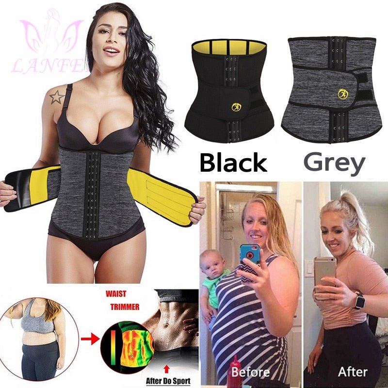 Sauna Sweat Corset Weight Loss Neoprene Cinchers Body Shapers Tummy Control - Taylor K Shop