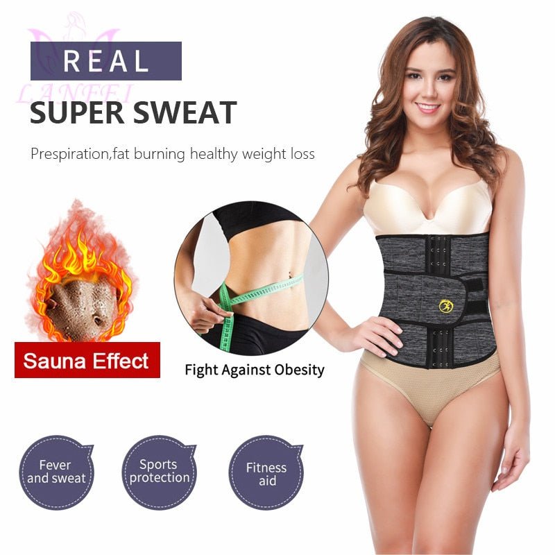 Sauna Sweat Corset Weight Loss Neoprene Cinchers Body Shapers Tummy Control - Taylor K Shop
