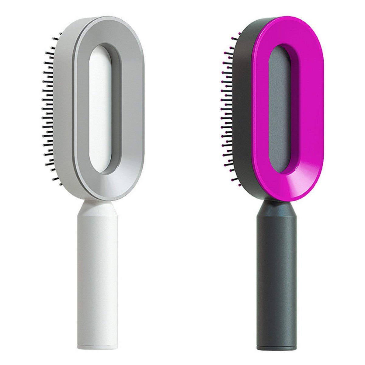 Self Cleaning Hair Brush For Women One - key Cleaning Hair Loss Airbag Massage Scalp Comb Anti - Static Hairbrush - Taylor K Shop