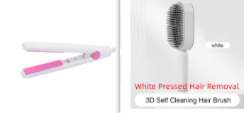 Self Cleaning Hair Brush For Women One - key Cleaning Hair Loss Airbag Massage Scalp Comb Anti - Static Hairbrush - Taylor K Shop