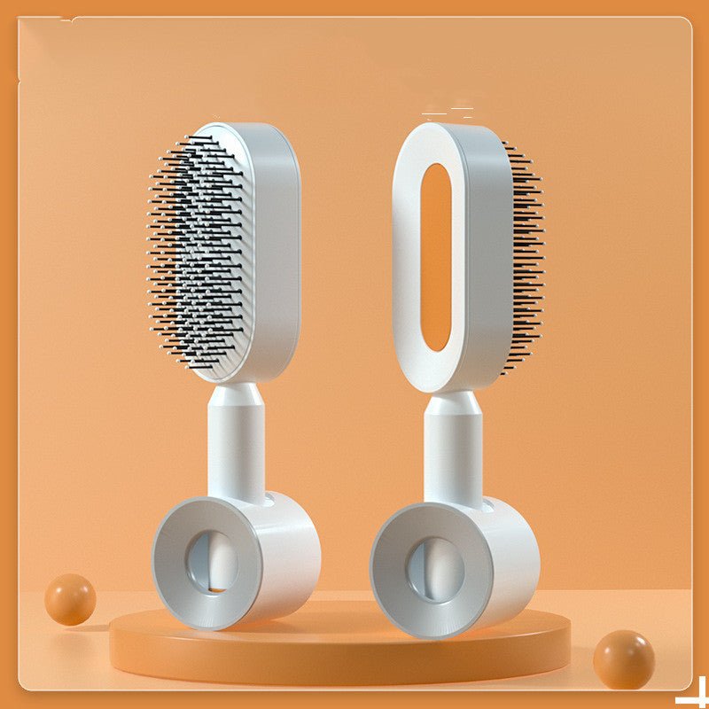 Self Cleaning Hair Brush For Women One - key Cleaning Hair Loss Airbag Massage Scalp Comb Anti - Static Hairbrush - Taylor K Shop