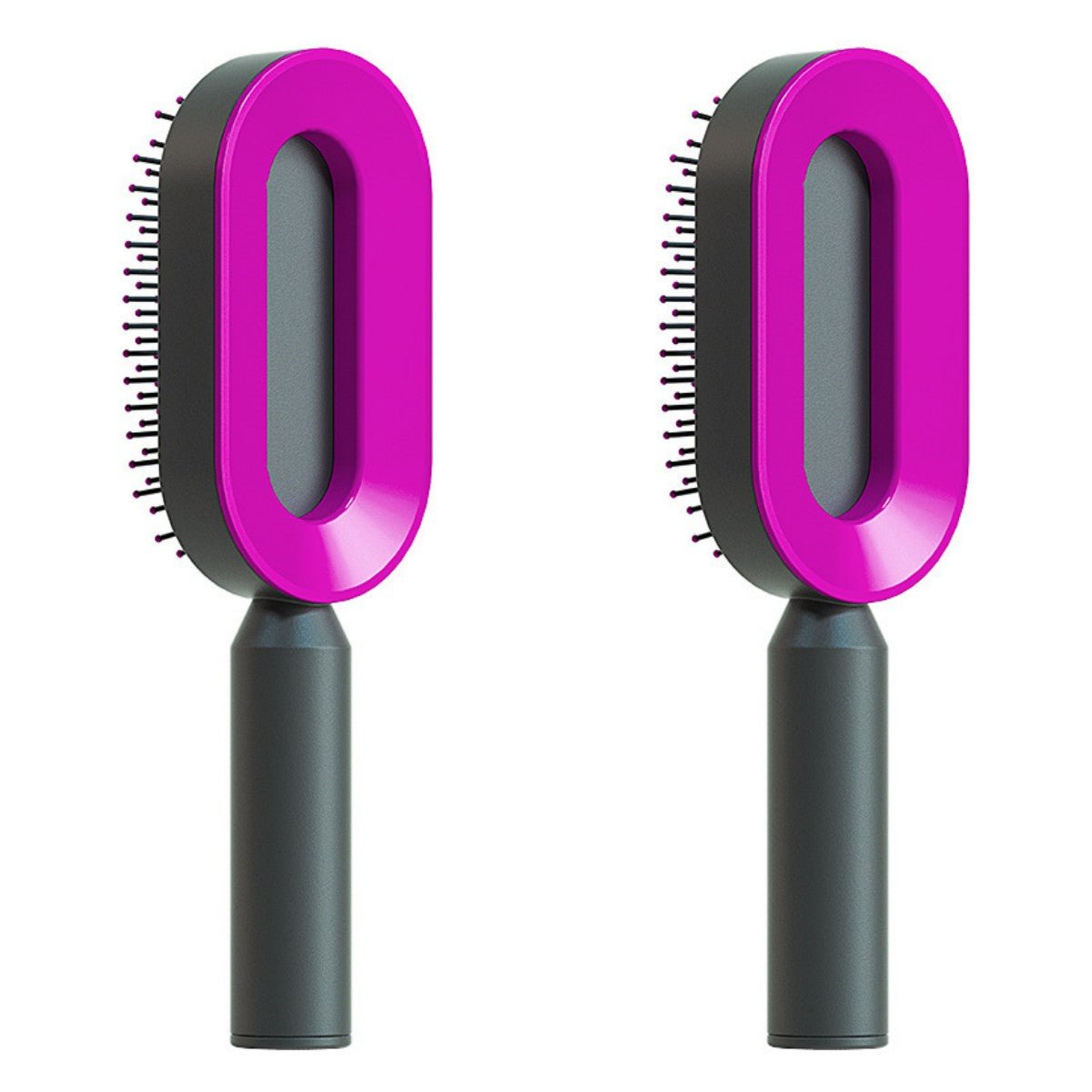 Self Cleaning Hair Brush For Women One - key Cleaning Hair Loss Airbag Massage Scalp Comb Anti - Static Hairbrush - Taylor K Shop