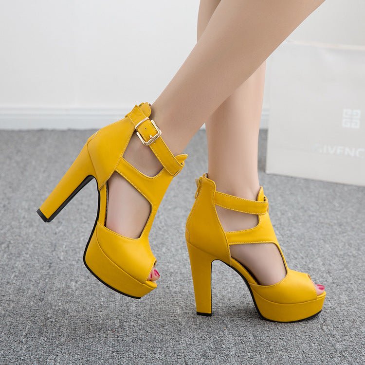 Sexy Nightclub High Heels Roman Shoes - Taylor K Shop
