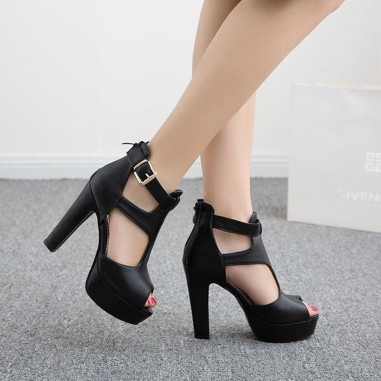 Sexy Nightclub High Heels Roman Shoes - Taylor K Shop