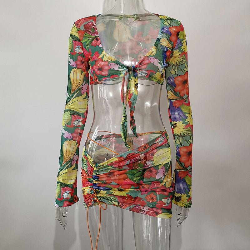 Sexy Top and Skirts Sets Summer Vacation Outfits - Taylor K Shop