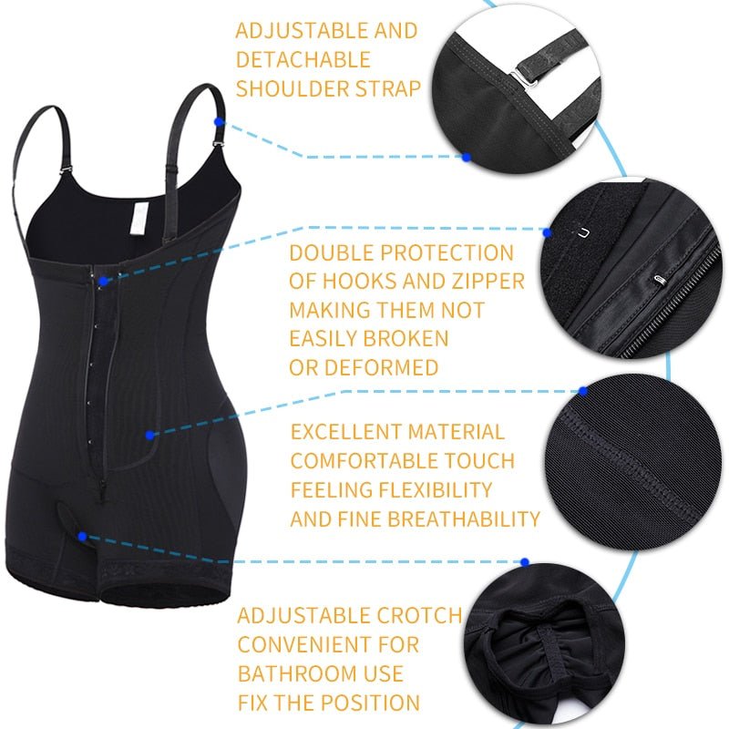 Shaper Bodysuit Shape - wear Waist Trainer Abdomen Shapers Tummy Control - Taylor K Shop