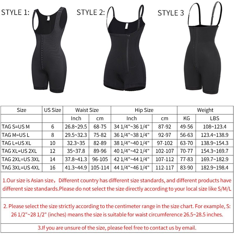 Shaper Bodysuit Shape - wear Waist Trainer Abdomen Shapers Tummy Control - Taylor K Shop