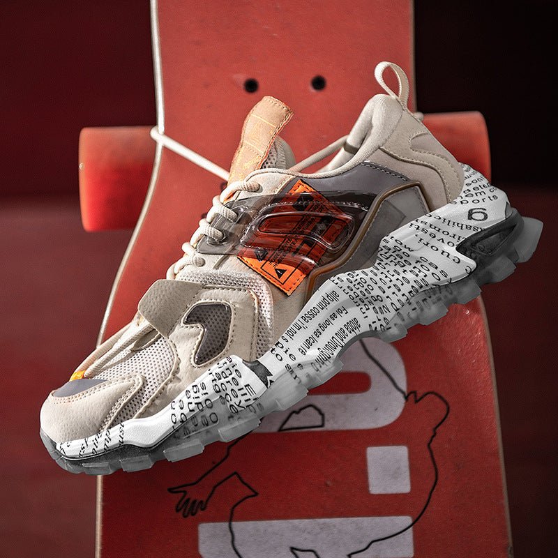 Shoes men\'s spring fashion shoes net red men\'s shoes 2021 new breathable leisure sports shoes men\'s thick low daddy shoes men\'s shoes - Taylor K Shop