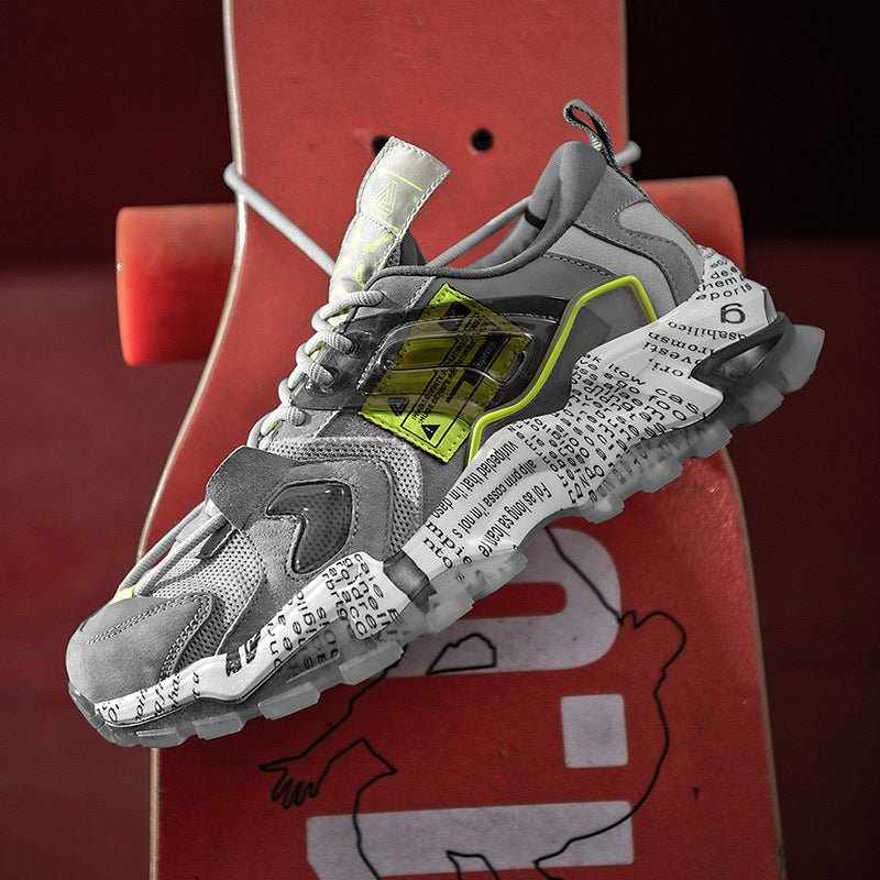 Shoes men\'s spring fashion shoes net red men\'s shoes 2021 new breathable leisure sports shoes men\'s thick low daddy shoes men\'s shoes - Taylor K Shop