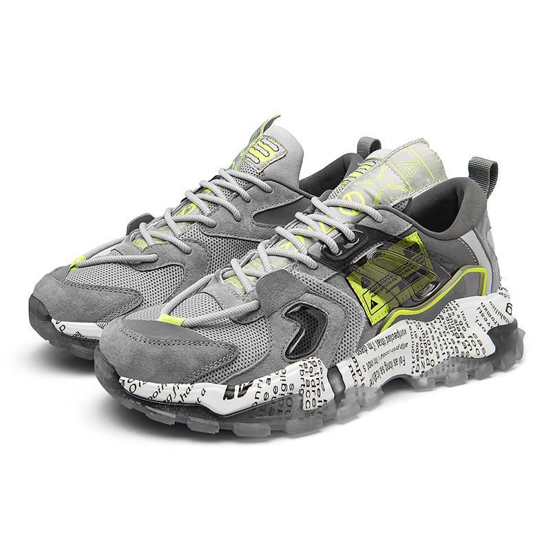 Shoes men\'s spring fashion shoes net red men\'s shoes 2021 new breathable leisure sports shoes men\'s thick low daddy shoes men\'s shoes - Taylor K Shop