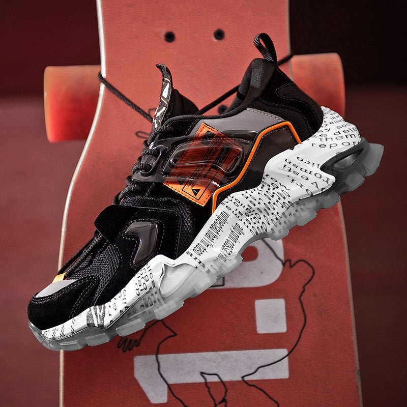 Shoes men\'s spring fashion shoes net red men\'s shoes 2021 new breathable leisure sports shoes men\'s thick low daddy shoes men\'s shoes - Taylor K Shop