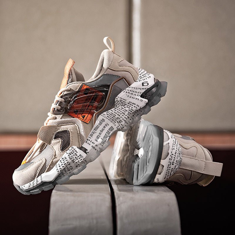 Shoes men\'s spring fashion shoes net red men\'s shoes 2021 new breathable leisure sports shoes men\'s thick low daddy shoes men\'s shoes - Taylor K Shop