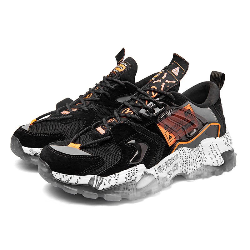 Shoes men\'s spring fashion shoes net red men\'s shoes 2021 new breathable leisure sports shoes men\'s thick low daddy shoes men\'s shoes - Taylor K Shop