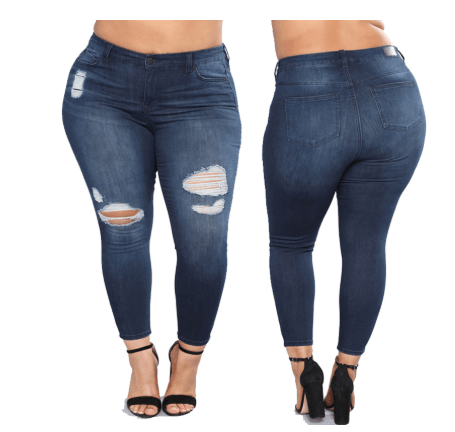 Shredded feet jeans - Taylor K Shop