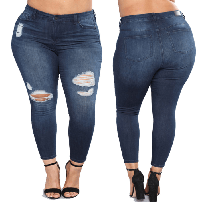 Shredded feet jeans - Taylor K Shop